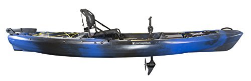 Perception Pescador Pilot 12 Sit-On-Top Fishing Kayak – Pedal Drive, Adjustable Frame Seat & Tackle Storage (12′, Dapper) - Image 16