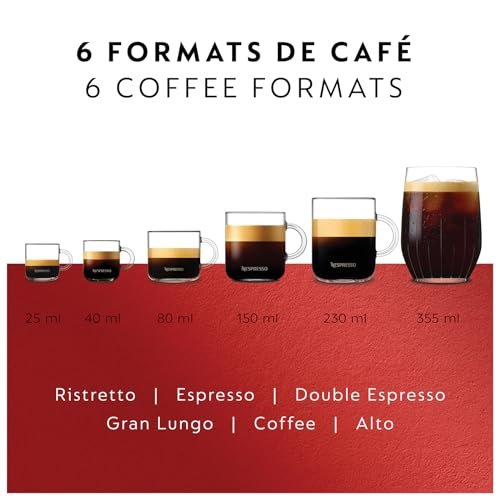 Nespresso Vertuo Pop+ Coffee & Espresso Maker by Breville – Coconut White | 5 Brew Sizes, 0.74L Removable Tank, Compact & Sustainable Design - Image 51