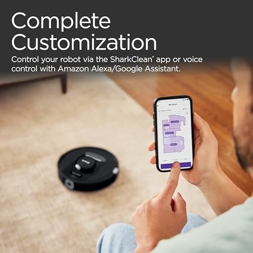 Shark AV2501AE AI Ultra Robot Vacuum with XL HEPA Self-Empty Base – 60-Day Capacity, Smart Mapping, LIDAR Navigation, Alexa Control, Perfect for Pet Hair, Carpet & Hard Floor, Bagless, Black - Image 23