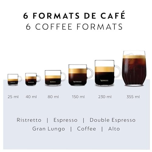 Nespresso Vertuo Pop+ Coffee & Espresso Maker by Breville – Coconut White | 5 Brew Sizes, 0.74L Removable Tank, Compact & Sustainable Design - Image 59