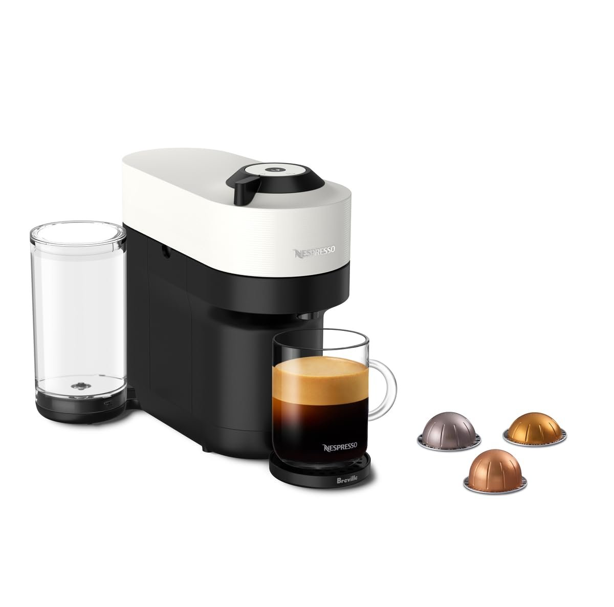 Nespresso Vertuo Pop+ Coffee & Espresso Maker by Breville – Coconut White | 5 Brew Sizes, 0.74L Removable Tank, Compact & Sustainable Design - Image 7