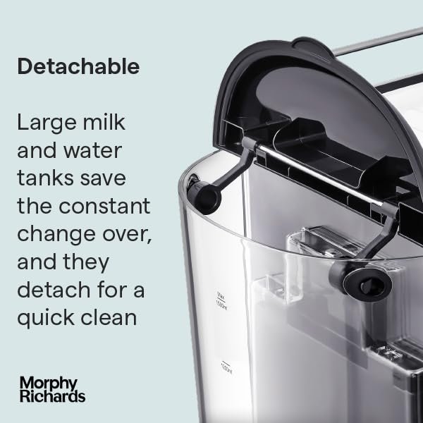 Morphy Richards Traditional Pump Espresso Machine & Automatic Milk Frother – 15 Bar Pressure - Image 12