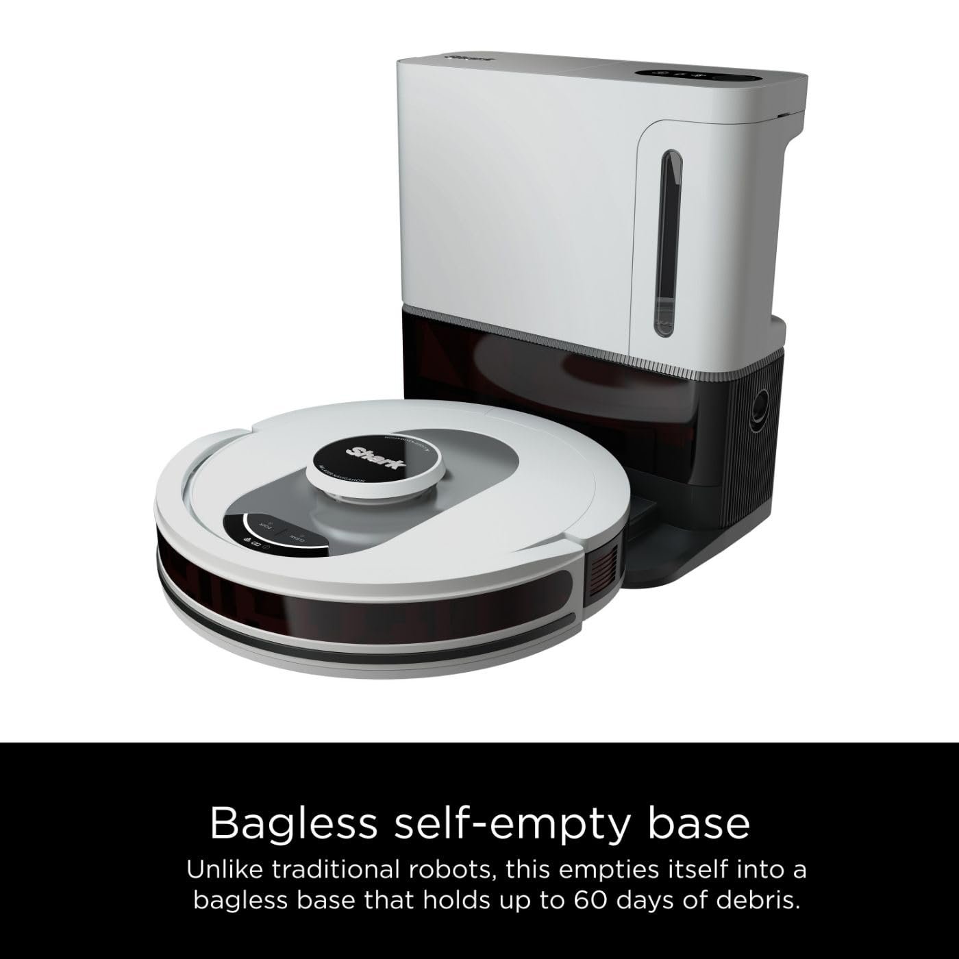 Shark AI Ultra Robot Vacuum – Self-Emptying, Smart Mapping, Matrix Clean, 60-Day XL Base, Pet Hair Pickup, Voice/App Control, LiDAR Navigation for Carpet & Hard Floors - Image 4