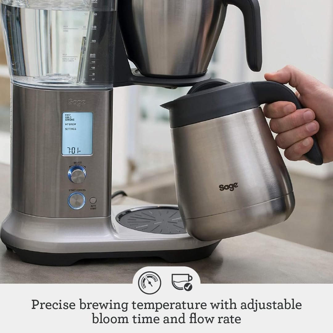 Sage Precision Brewer Thermal – 1.8 L Automatic Drip Coffee Maker with LCD & 5 Presets (Brushed Stainless Steel) - Image 4