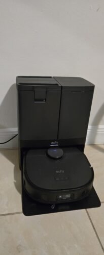 eufy X10 Pro Omni Robot Vacuum and Mop Combo, 8,000Pa Suction, Self-Emptying, Auto Mop Washing & Drying, Dual Auto-Lift Mops, AI Obstacle Avoidance, Black photo review