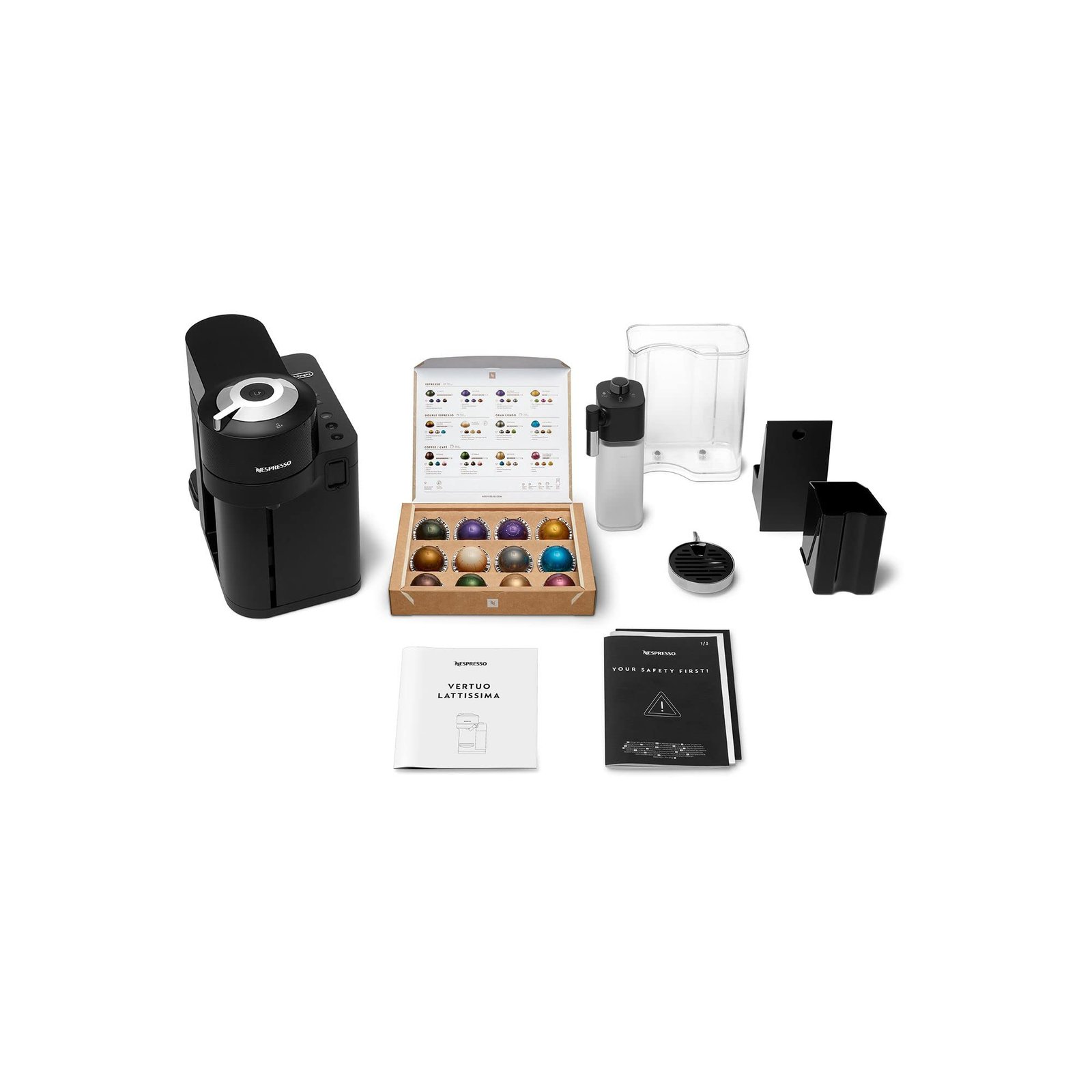 De’Longhi Nespresso Vertuo Lattissima ENV300.B – 5 Cup Sizes & Automatic Milk Frother - Image 23