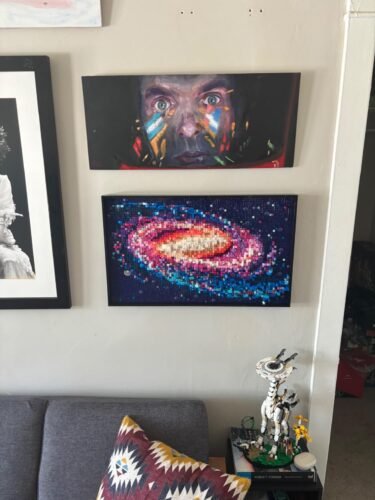 LEGO Art The Milky Way Galaxy 31212 – Space-Themed 3D Wall Art Building Set for Adults, 5-Panel Astronomy Display with Famous Celestial Features, 3,091 Pieces – Creative Gift for Space Lovers photo review