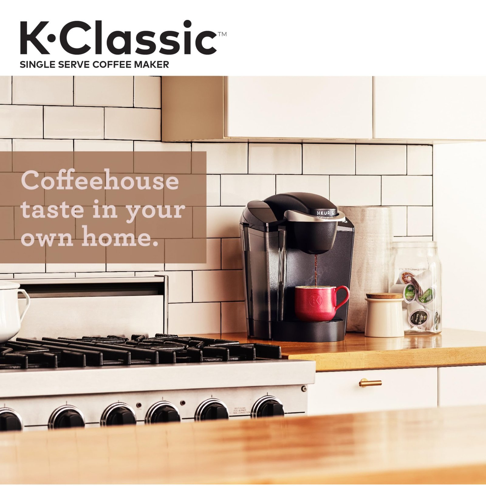 Keurig K-Classic Single Serve Coffee Maker – Programmable Drip Machine for K-Cup Pods, 3 Brew Sizes (6–10 oz / 177–296 ml), 48oz (1.42 L) Removable Reservoir, Auto-Off, Black - Image 11