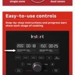 Instant Pot VersaZone Dual Air Fryer 8.5L – Double Basket with Divider, 8-in-1 Smart Cooking, Energy Saving, Easy Clean, Black Stainless Steel photo review