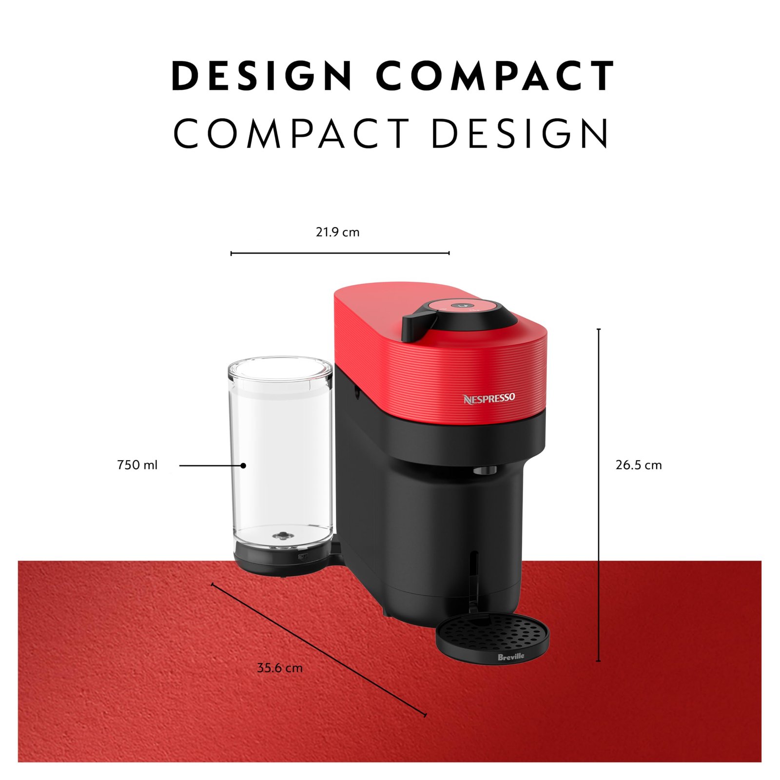 Nespresso Vertuo Pop+ Coffee & Espresso Maker by Breville – Coconut White | 5 Brew Sizes, 0.74L Removable Tank, Compact & Sustainable Design - Image 50