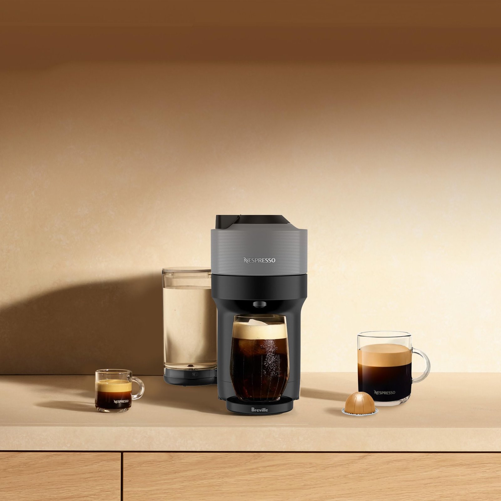 Nespresso Vertuo Pop+ Coffee & Espresso Maker by Breville – Coconut White | 5 Brew Sizes, 0.74L Removable Tank, Compact & Sustainable Design - Image 35