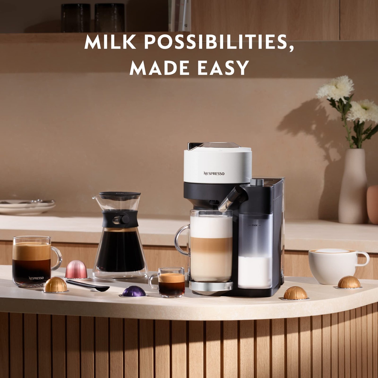 De’Longhi Nespresso Vertuo Lattissima ENV300.B – 5 Cup Sizes & Automatic Milk Frother - Image 8