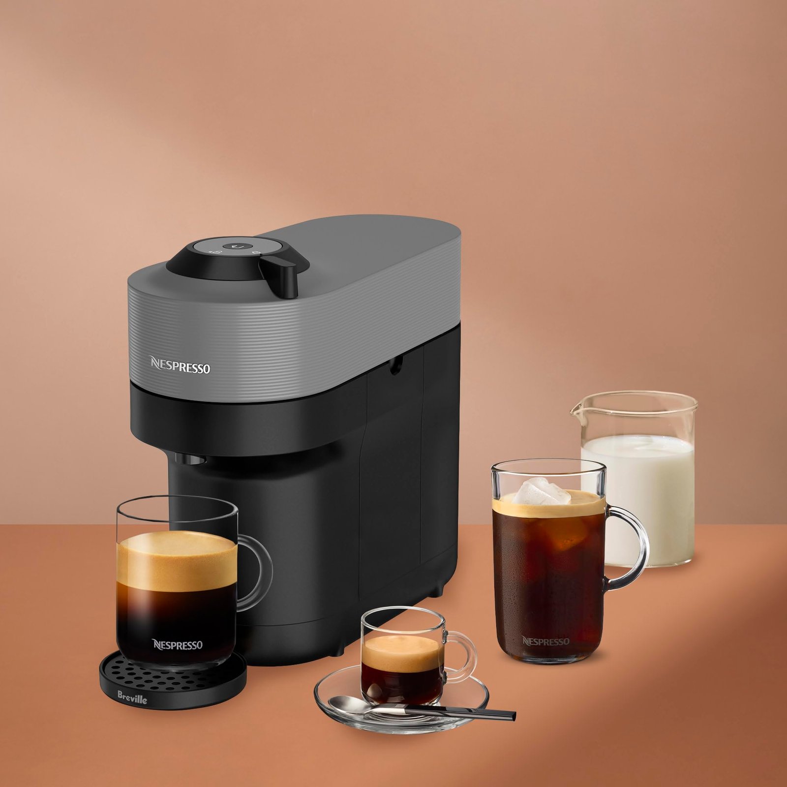 Nespresso Vertuo Pop+ Coffee & Espresso Maker by Breville – Coconut White | 5 Brew Sizes, 0.74L Removable Tank, Compact & Sustainable Design - Image 16
