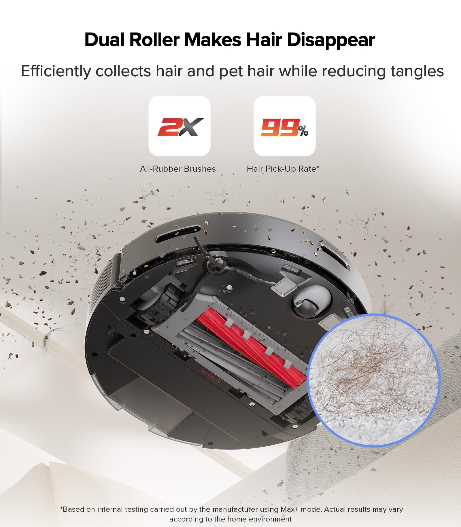 Roborock Qrevo Series Robot Vacuum and Mop – 8000Pa Suction, Dual Spinning Mops, LiDAR Navigation, Self-Emptying Dock, Smart App & Pet Hair Cleaning - Image 20