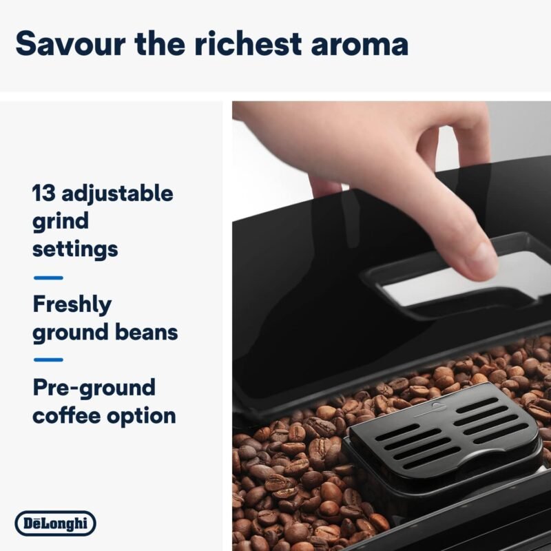 De'Longhi Magnifica S Automatic Bean-to-Cup Coffee Machine – ECAM22.110.B - Image 3
