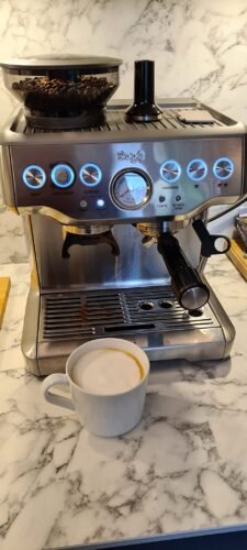 Sage Barista Express Bean to Cup Coffee Machine – Built-in Grinder & Milk Frother, Brushed Stainless Steel Espresso Maker photo review