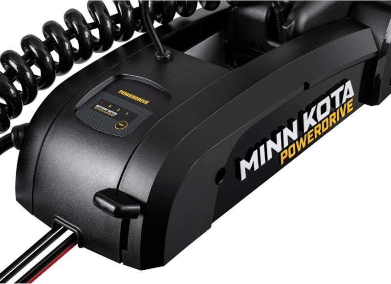Minn Kota PowerDrive 55 lb Thrust Bow-Mount Trolling Motor with Dual Spectrum CHIRP Sonar, 54″ Shaft, Freshwater - Image 3