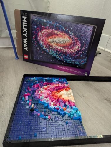 LEGO Art The Milky Way Galaxy 31212 – Space-Themed 3D Wall Art Building Set for Adults, 5-Panel Astronomy Display with Famous Celestial Features, 3,091 Pieces – Creative Gift for Space Lovers photo review
