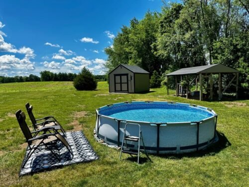 Bestway Steel Pro MAX 12ft (3.66m) x 30in (76cm) Round Above Ground Swimming Pool Set with Filter Pump – 6,473L Capacity – Durable Metal Frame Family Outdoor Pool – Gray photo review