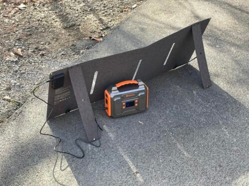 ZeroKor 300W Portable Solar Generator with 60W Foldable Panel – 280Wh Lithium Battery Power Station – Pure Sine Wave 110V AC/DC/USB Outlets – 5.1 lbs (2.3 kg) Lightweight – for RV, Home Backup, Camping photo review