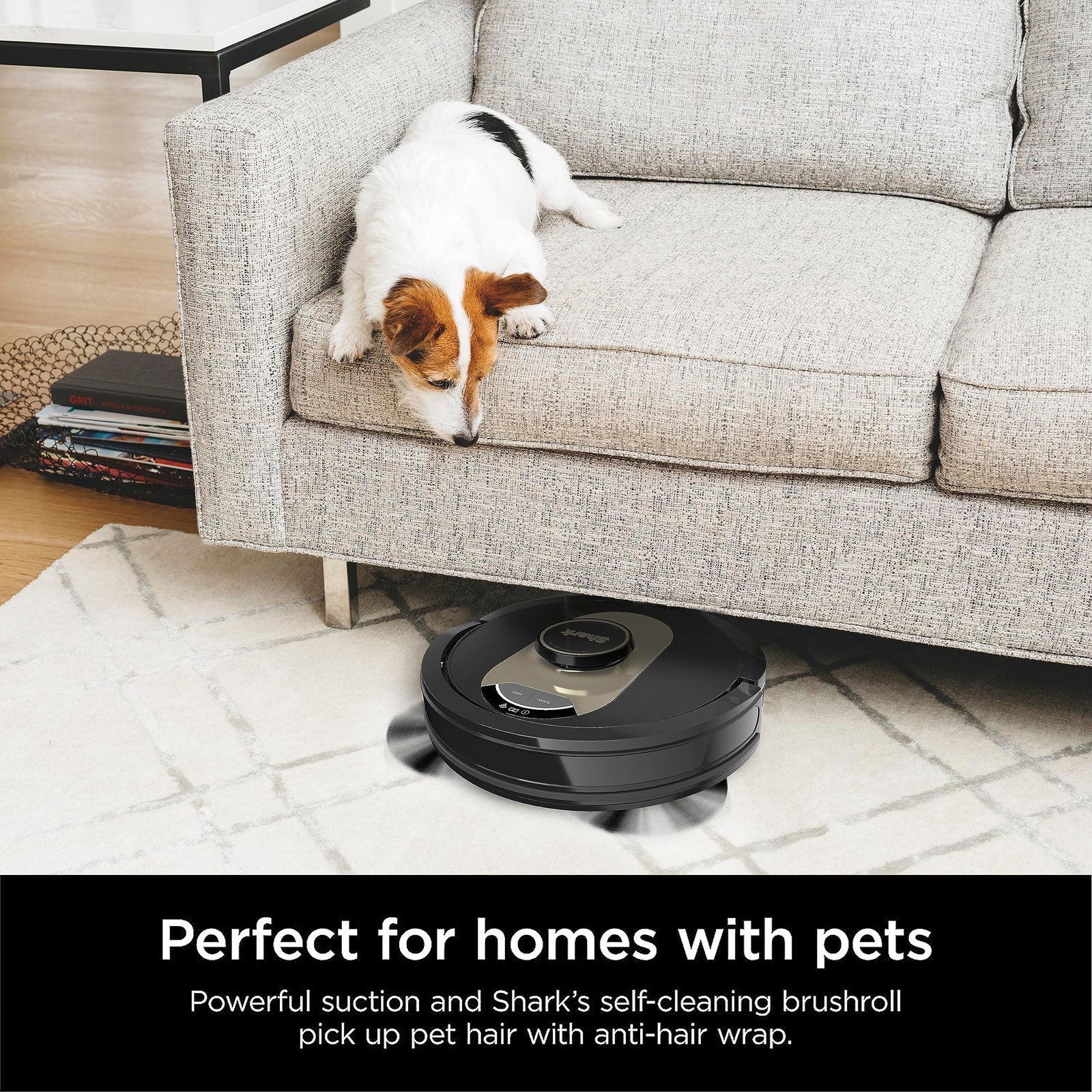 Shark AV2501AE AI Ultra Robot Vacuum with XL HEPA Self-Empty Base – 60-Day Capacity, Smart Mapping, LIDAR Navigation, Alexa Control, Perfect for Pet Hair, Carpet & Hard Floor, Bagless, Black - Image 7