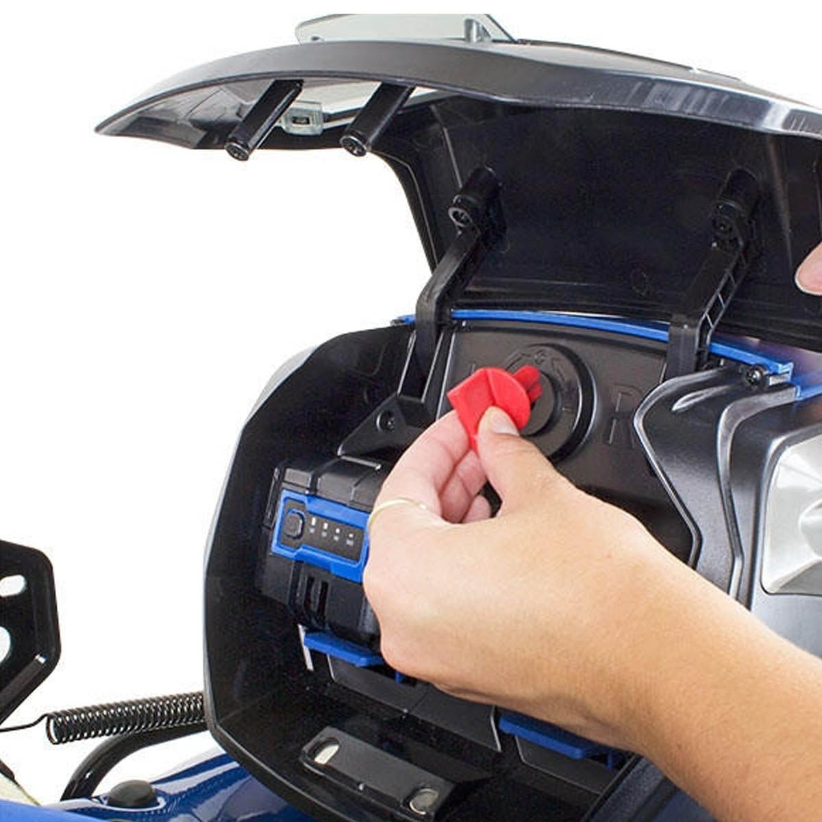 Hyundai HYM80Li460SP 80V Cordless Self Propelled Lawnmower 45cm 2 x Batteries & Charger