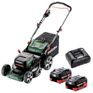 Metabo RM 36-18 LTX BL 46 36V Brushless 46cm Lawn Mower with 2 x 8.0Ah Battery & Charger