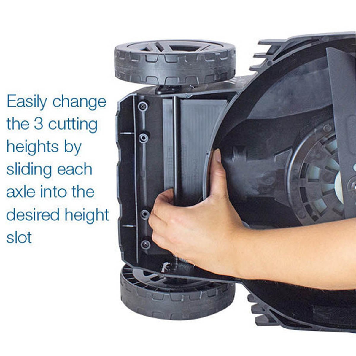 Hyundai HYM40LI330P 40V Cordless Lawnmower Rear Roller 32cm With 1 x 2.5Ah Battery Powered & Charger