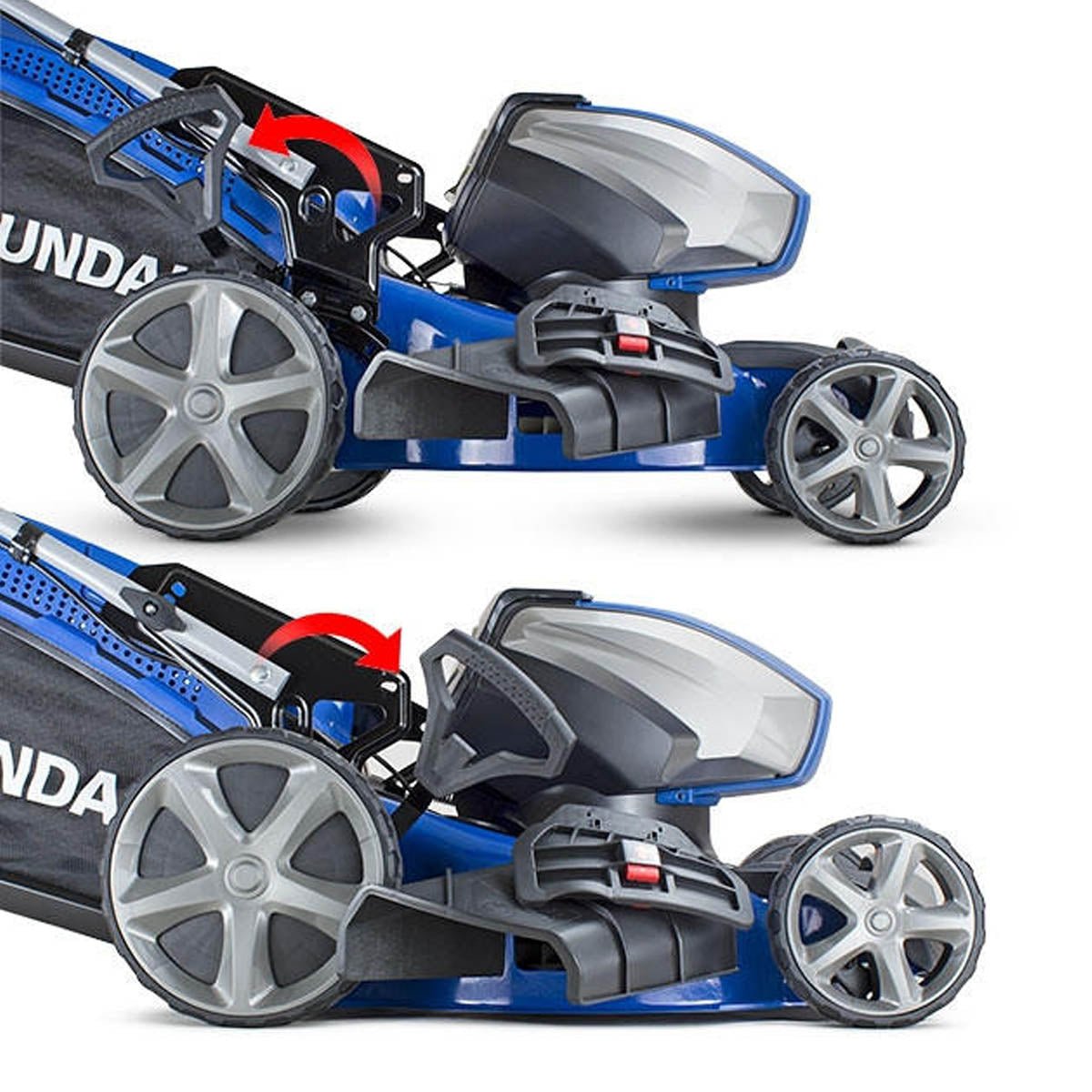 Hyundai HYM80Li460SP 80V Cordless Self Propelled Lawnmower 45cm 2 x Batteries & Charger