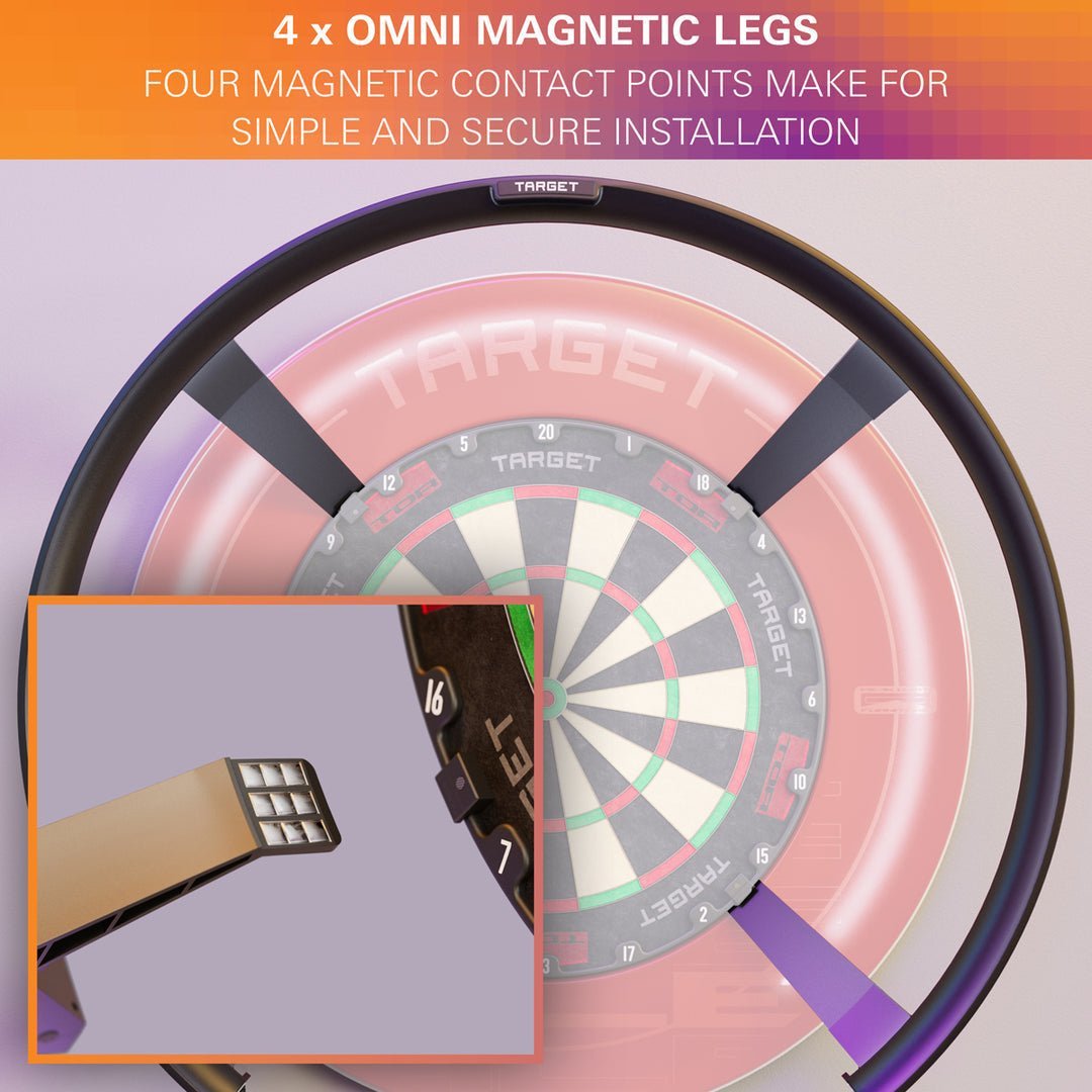 Target Darts Omni Auto Scoring Dartboard Light Ring System with HD Cameras & Wi-Fi - Image 9